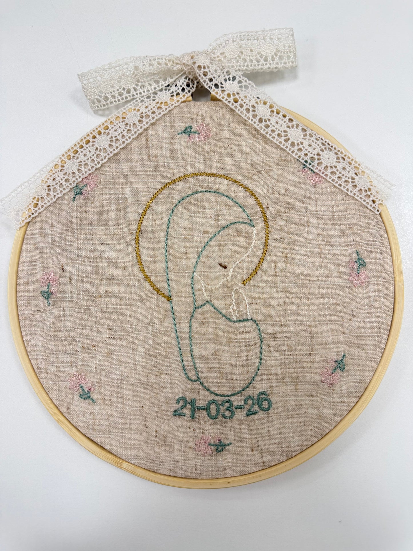 BASTIDOR VIRGEN VERDE AGUA