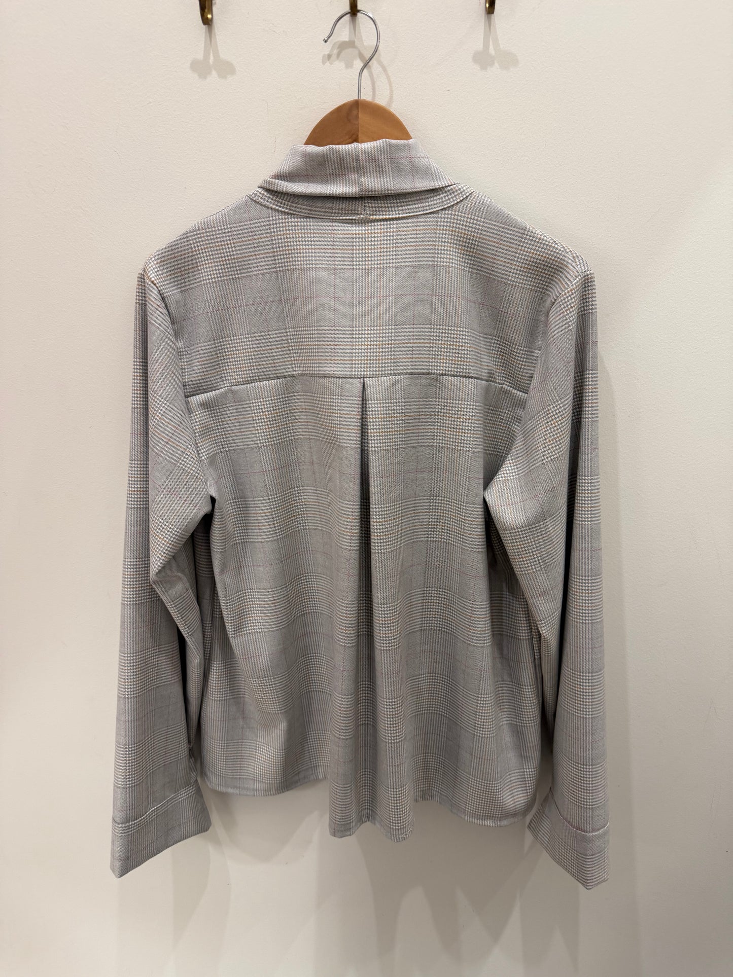 BLUSA GRIS LAZO