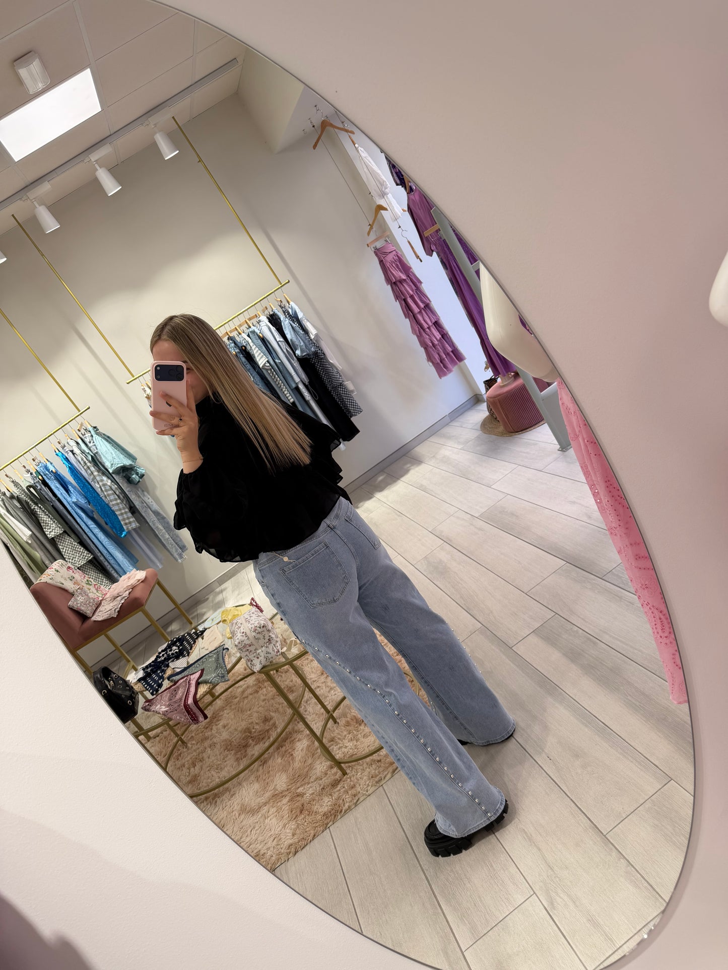BLUSA GASA NEGRA