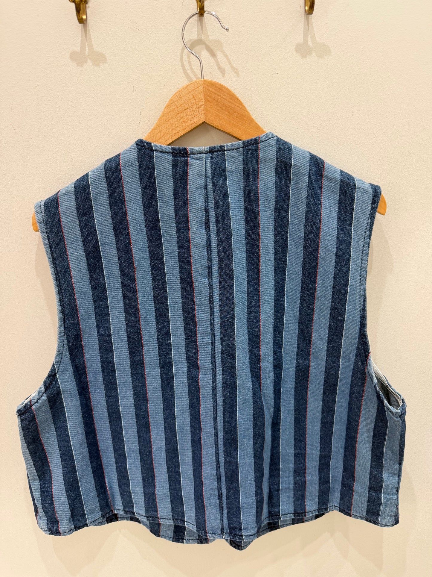 CHALECO VAQUERO RAYAS