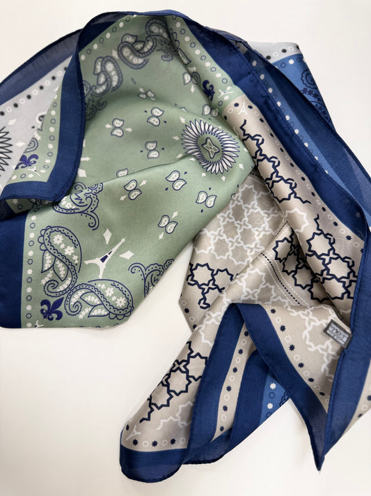 PAÑUELO SATÉN ESTAMPADO