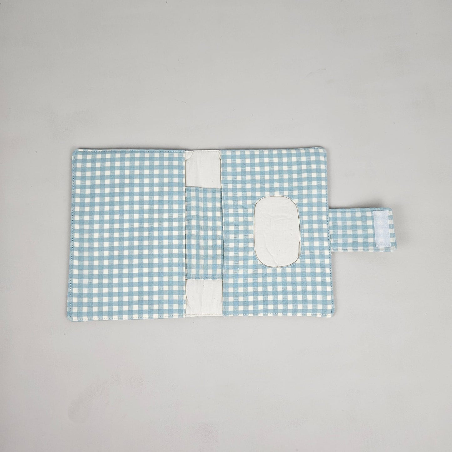 Pañalera Cuadros Azul
