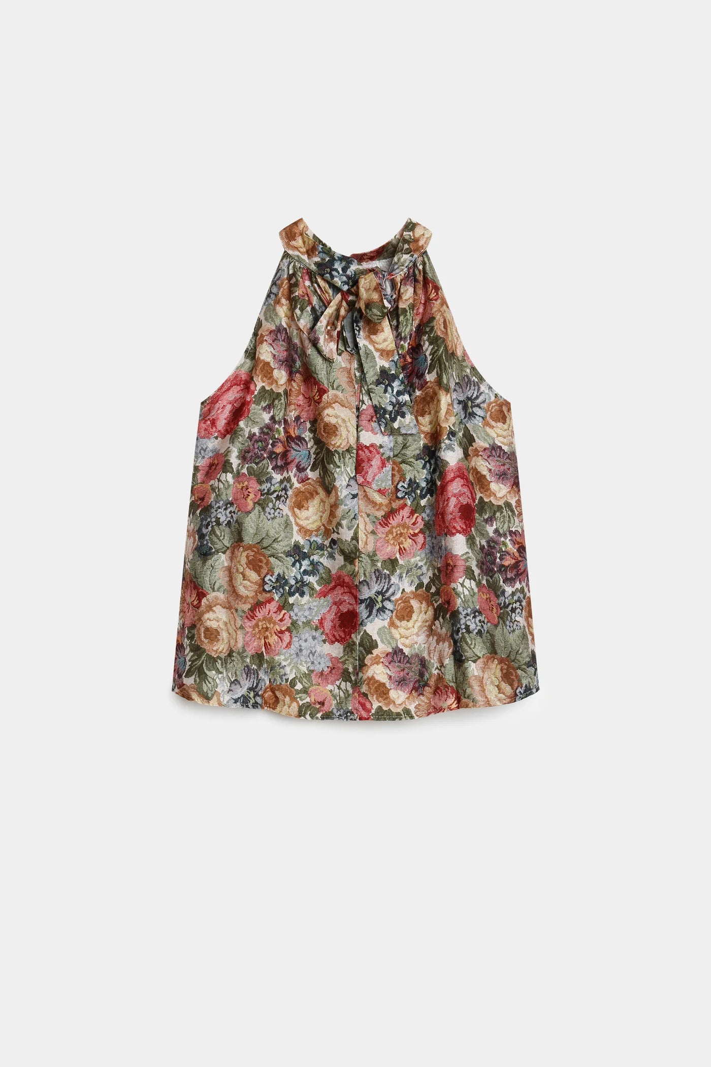 TOP HALTER FLORES