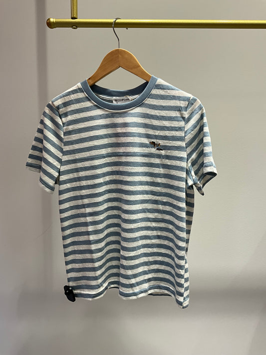 CAMISETA A RAYAS AZUL CLARO