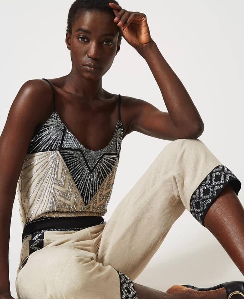 TOP PEDRERÍA TWINSET