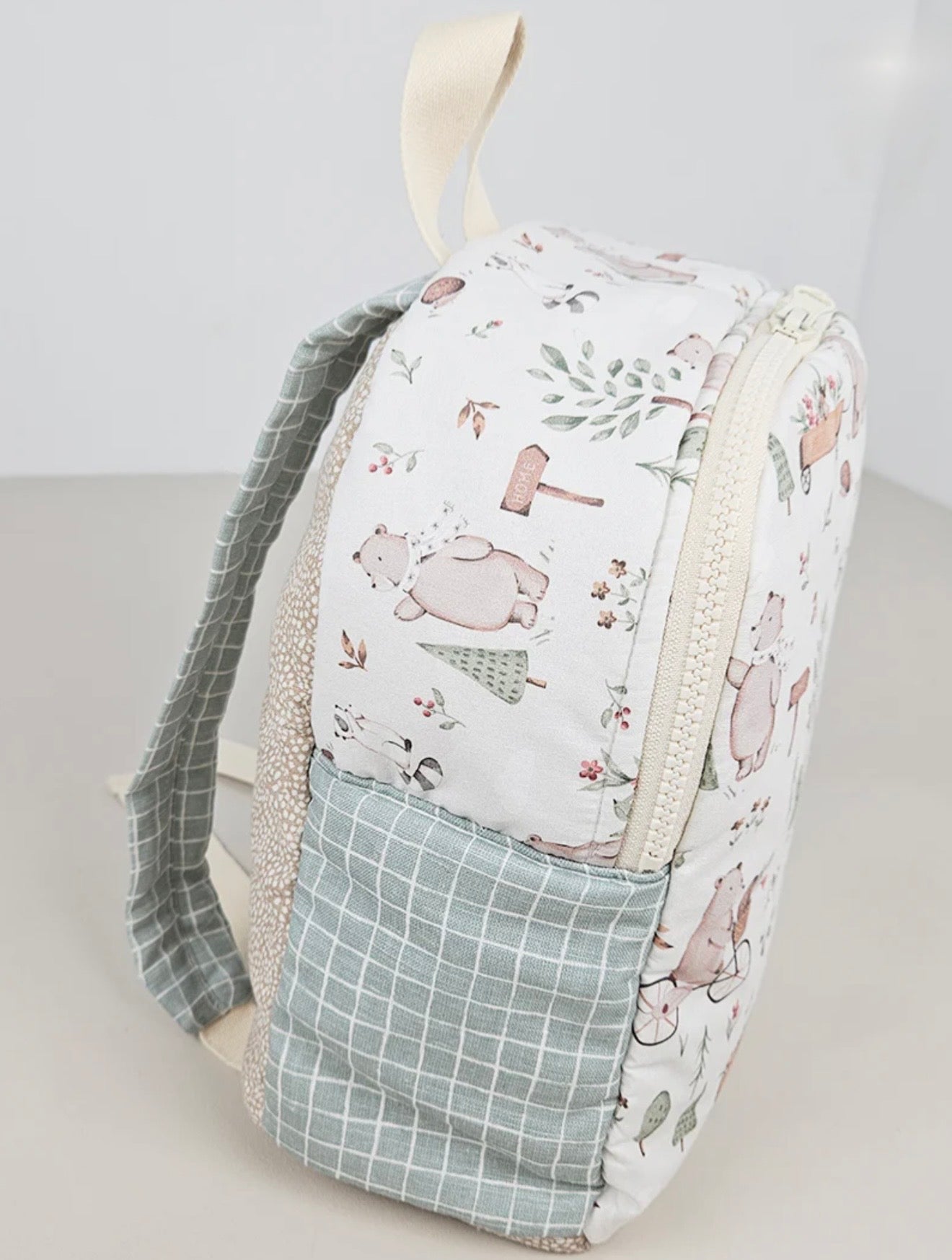 MOCHILA OSITO EN BICI
