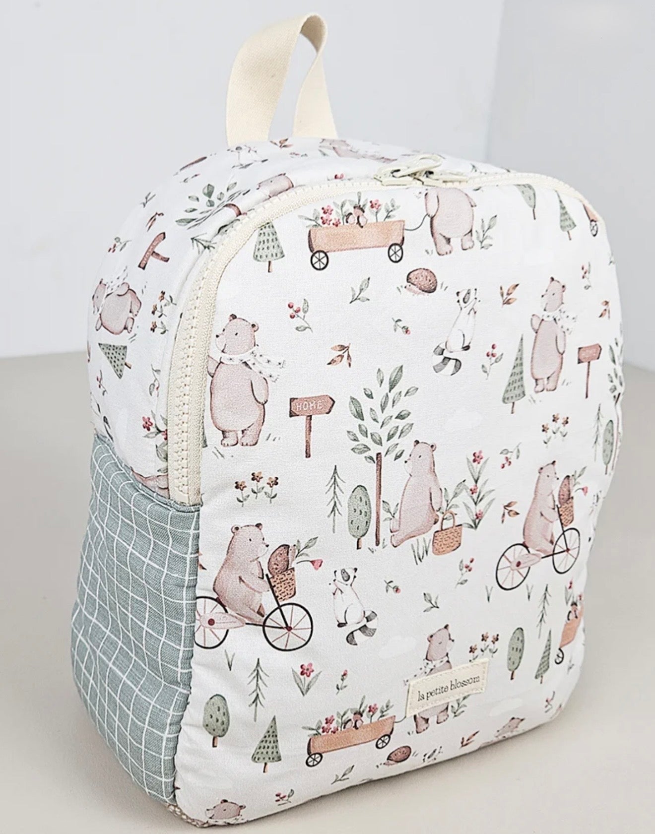 MOCHILA OSITO EN BICI