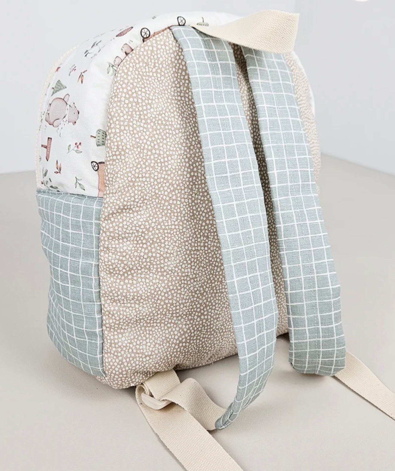 MOCHILA OSITO EN BICI