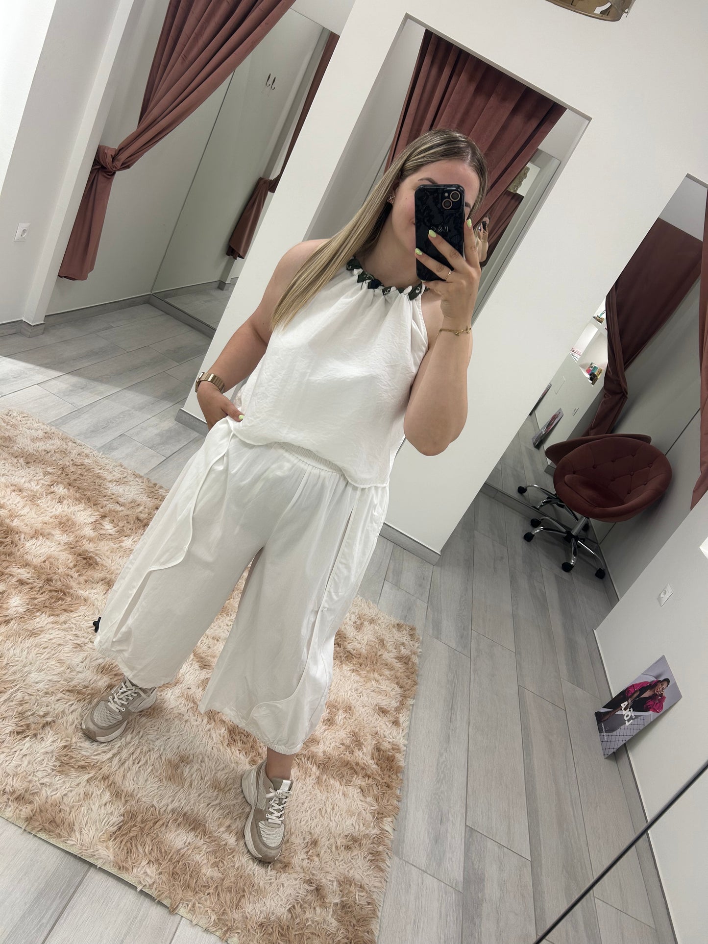 TOP BLANCO CUELLO PAÑUELO