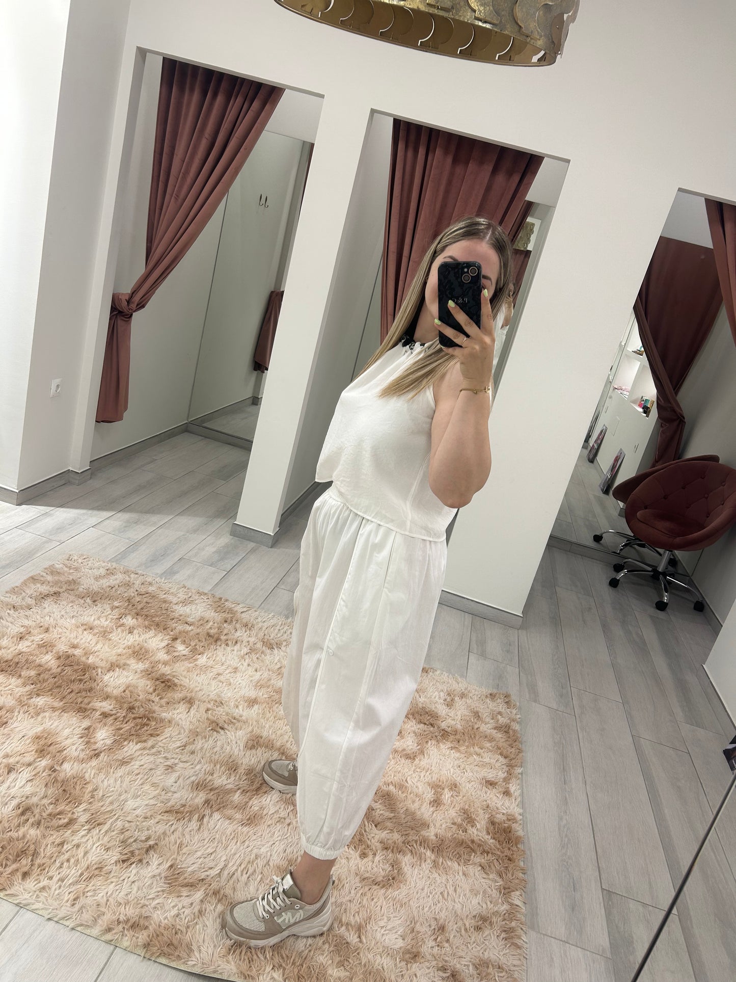 TOP BLANCO CUELLO PAÑUELO