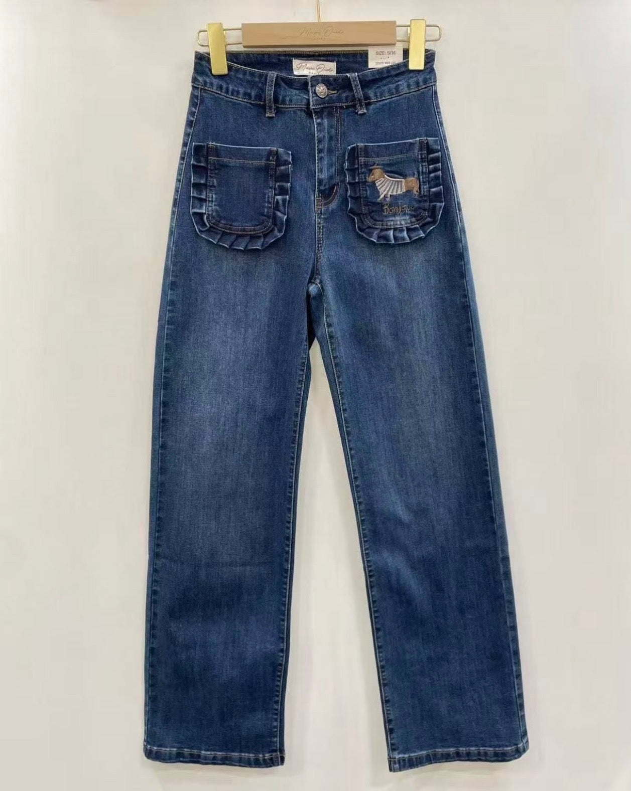 PANTALÓN VAQUERO PERRO SALCHICHA