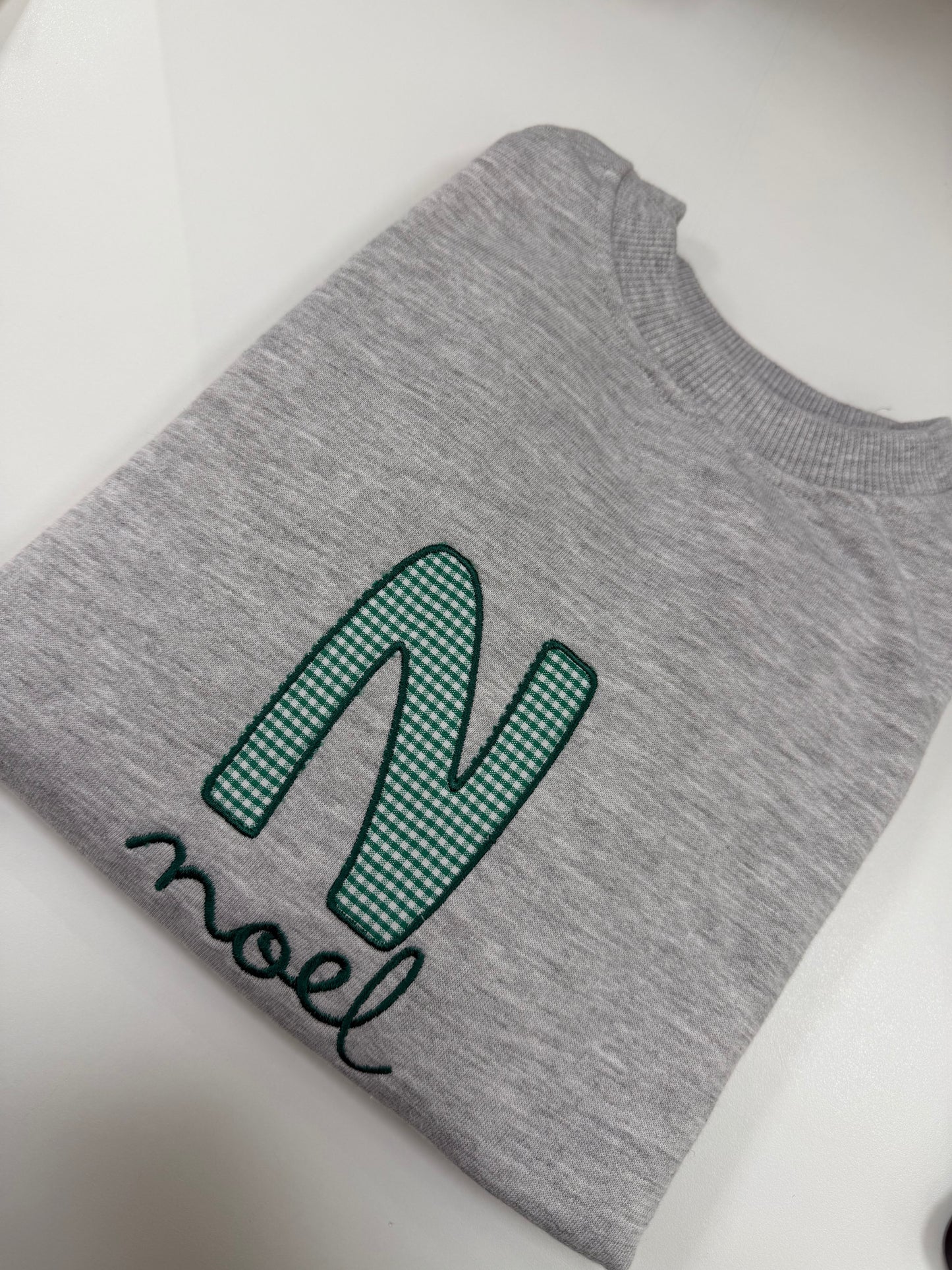 SUDADERA GRIS PERSONALIZADA
