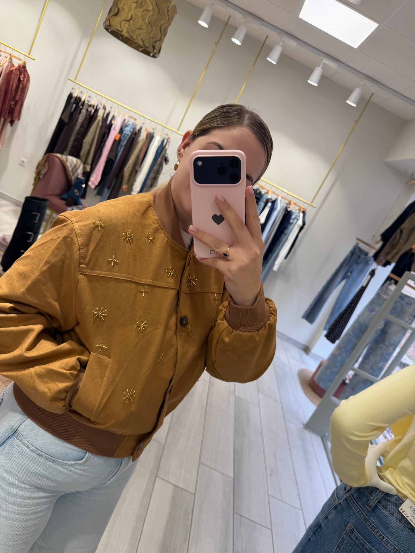 CHAQUETA ANTELINA PEDRERÍA