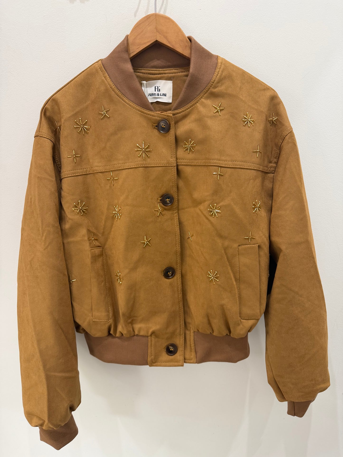 CHAQUETA ANTELINA PEDRERÍA