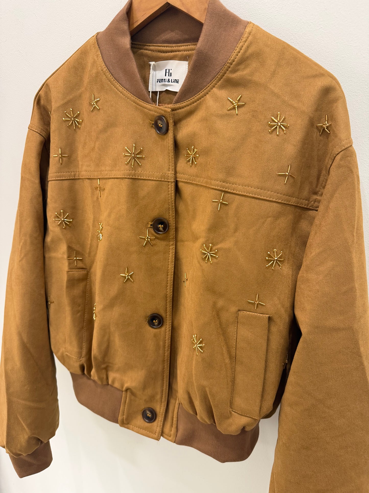 CHAQUETA ANTELINA PEDRERÍA