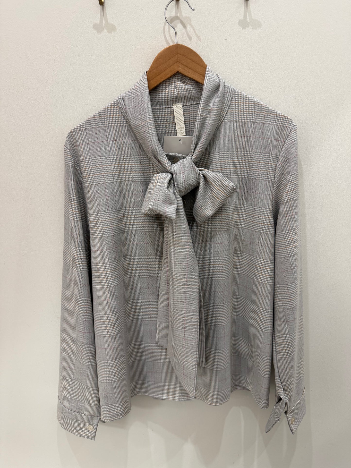 BLUSA GRIS LAZO