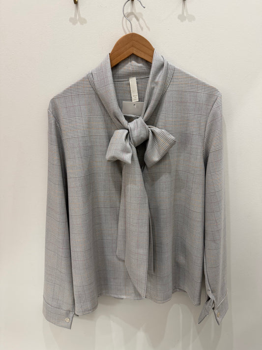 BLUSA GRIS LAZO