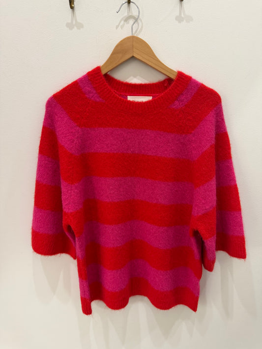 JERSEY ROSA Y ROJO