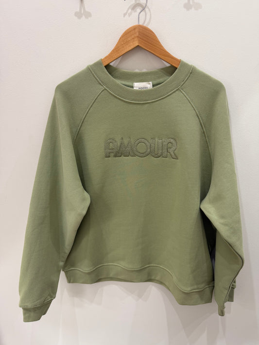 SUDADERA VERDE AMOUR