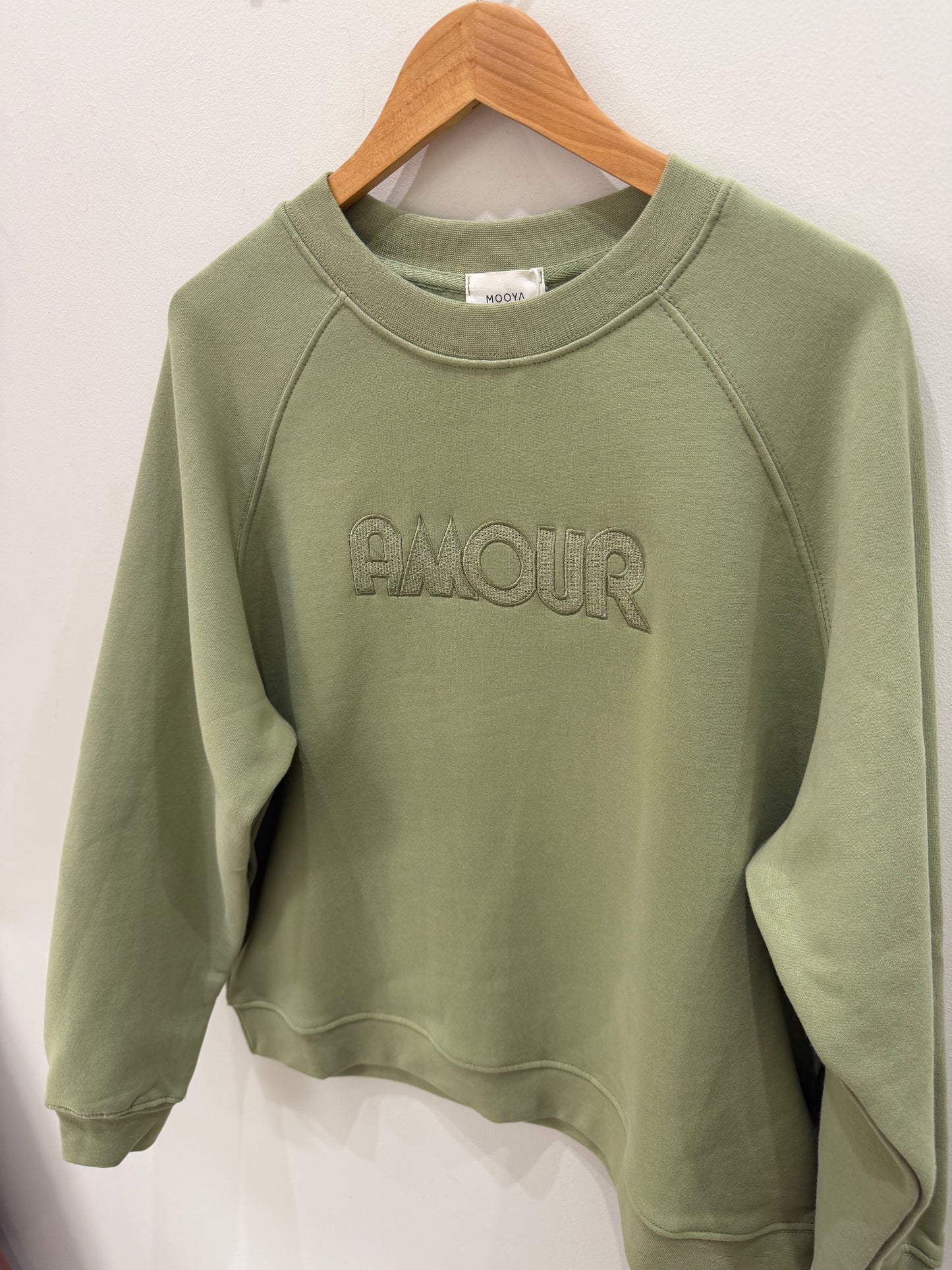 SUDADERA VERDE AMOUR