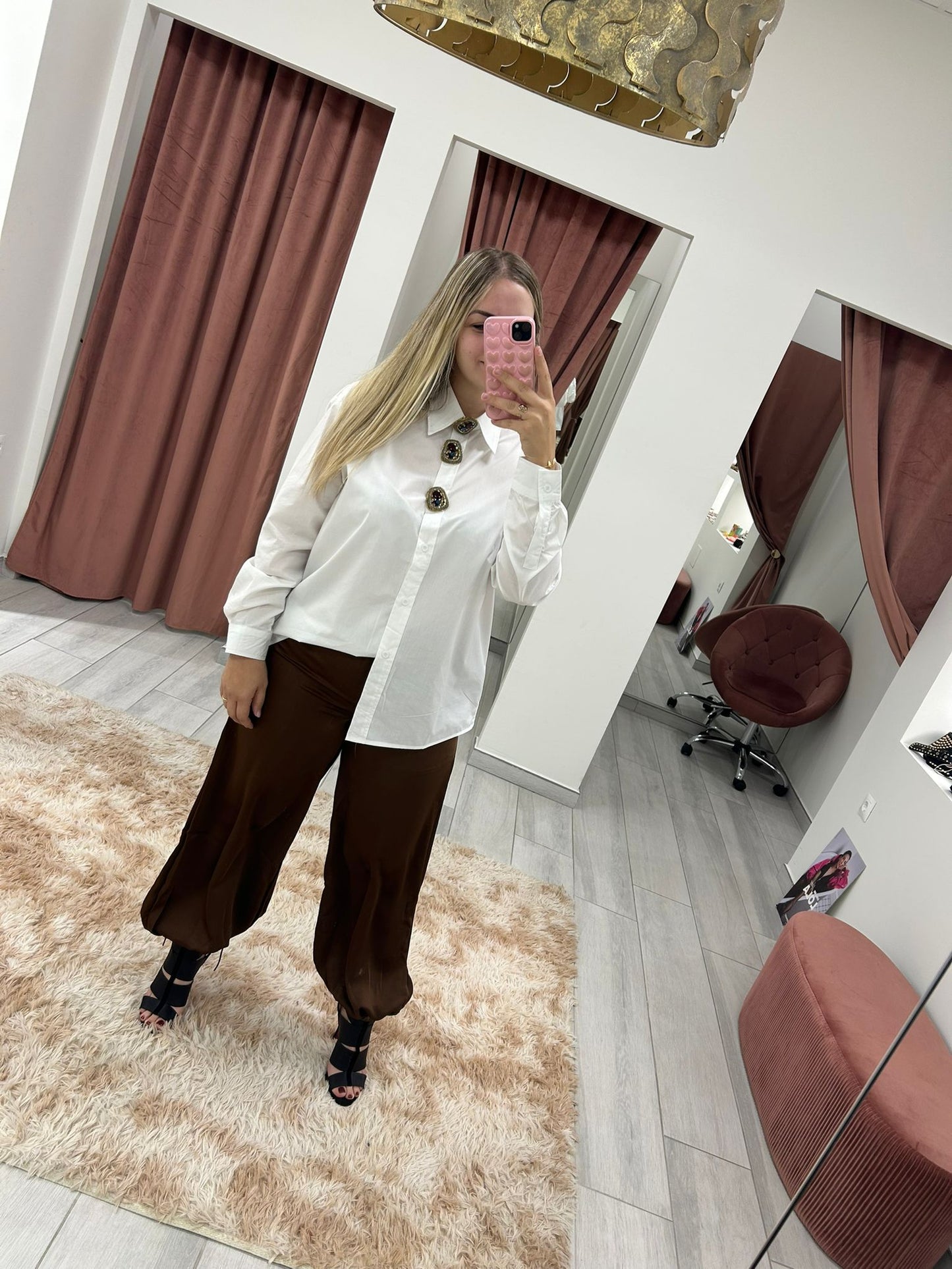 PANTALÓN BOMBACHO SATINADO