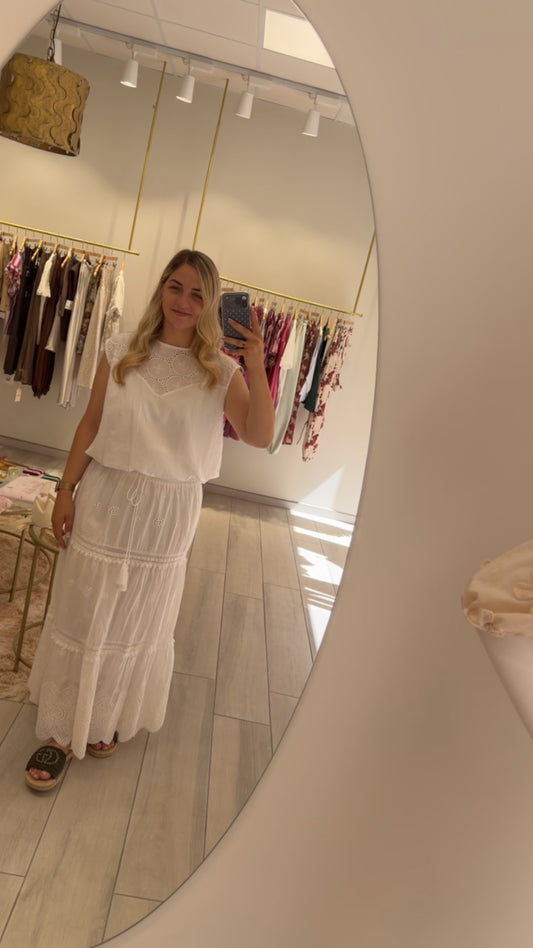 BLUSA BLANCA GLOBO